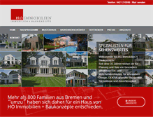 Tablet Screenshot of hoimmobilien.de